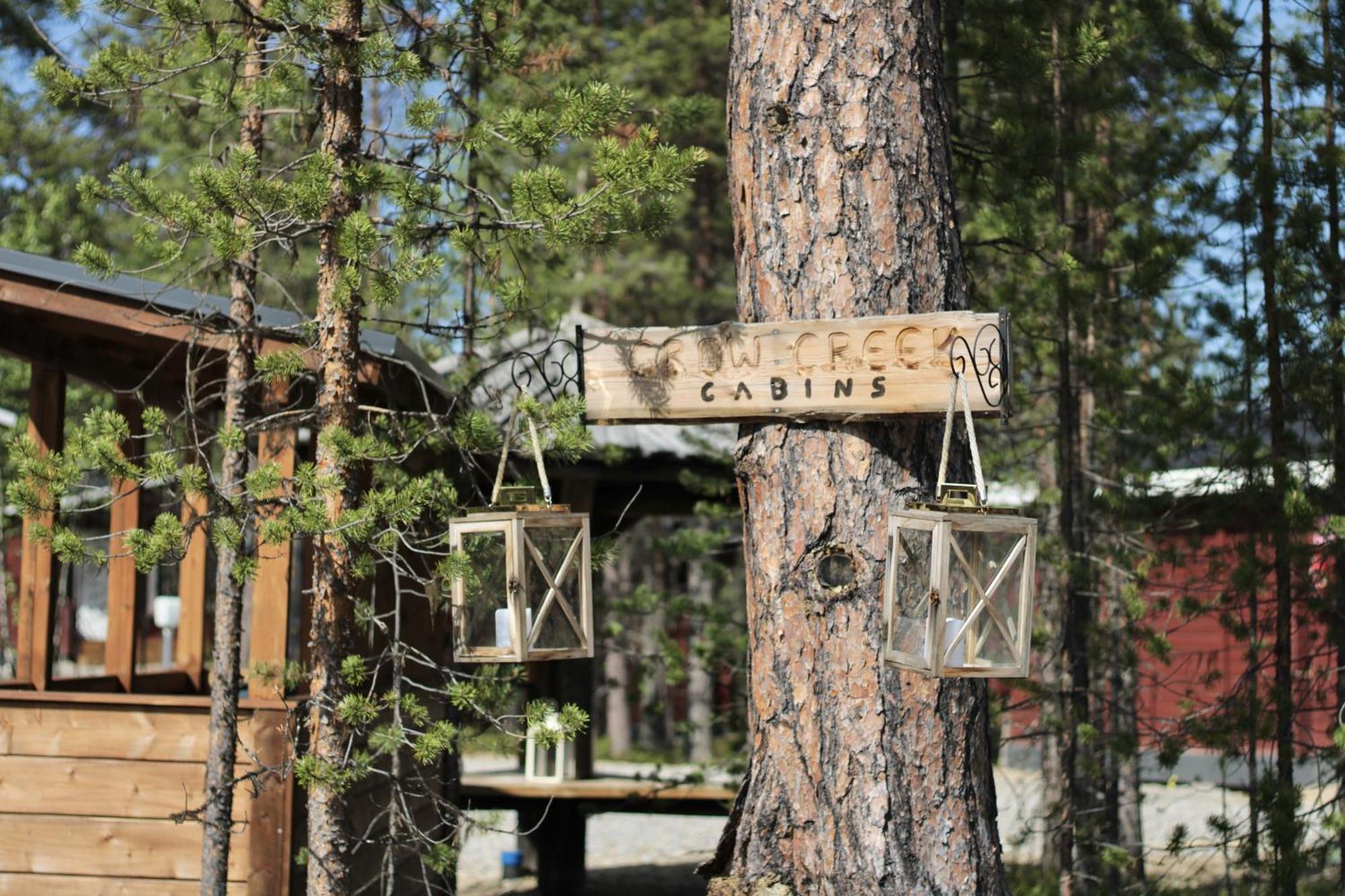 Crow Creek Cabins Inari Esterno foto