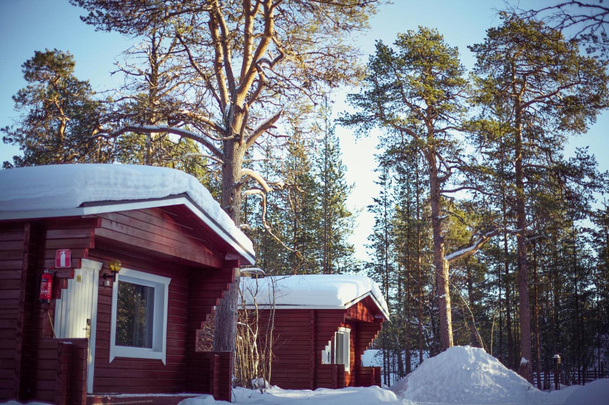 Crow Creek Cabins Inari Esterno foto