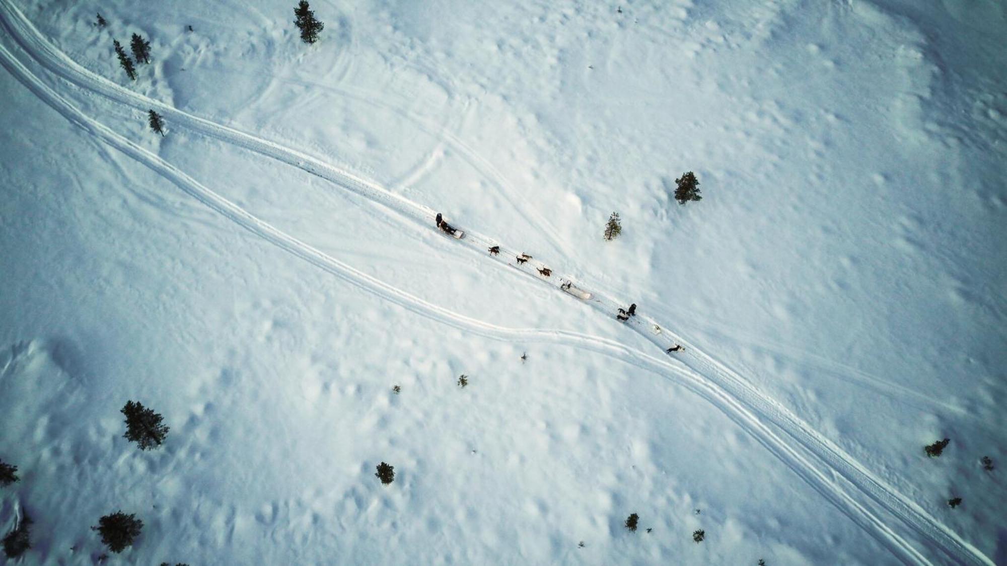 Crow Creek Cabins Inari Esterno foto