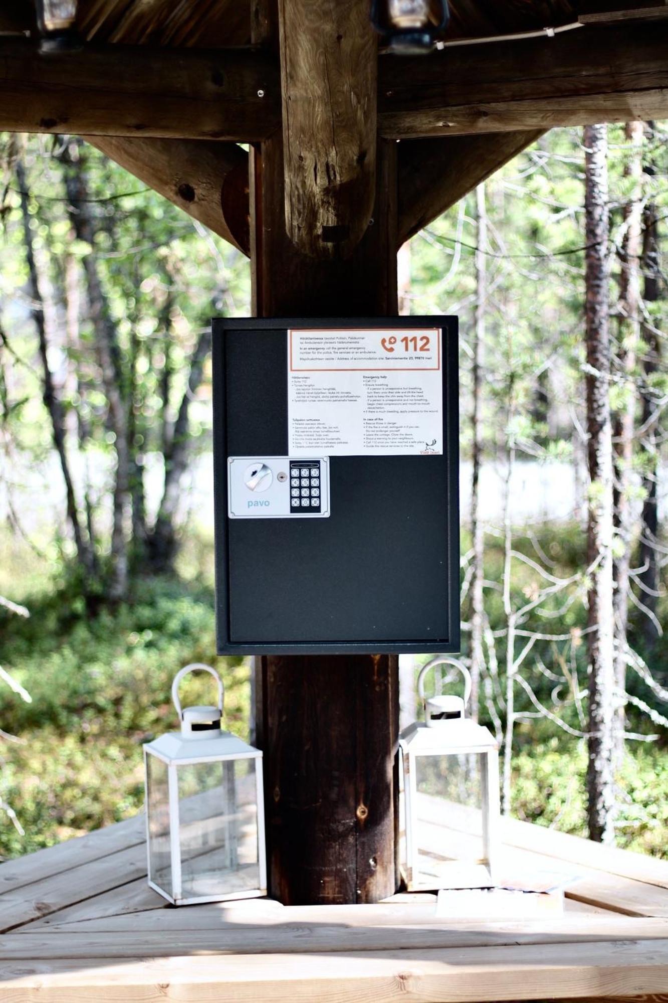 Crow Creek Cabins Inari Esterno foto