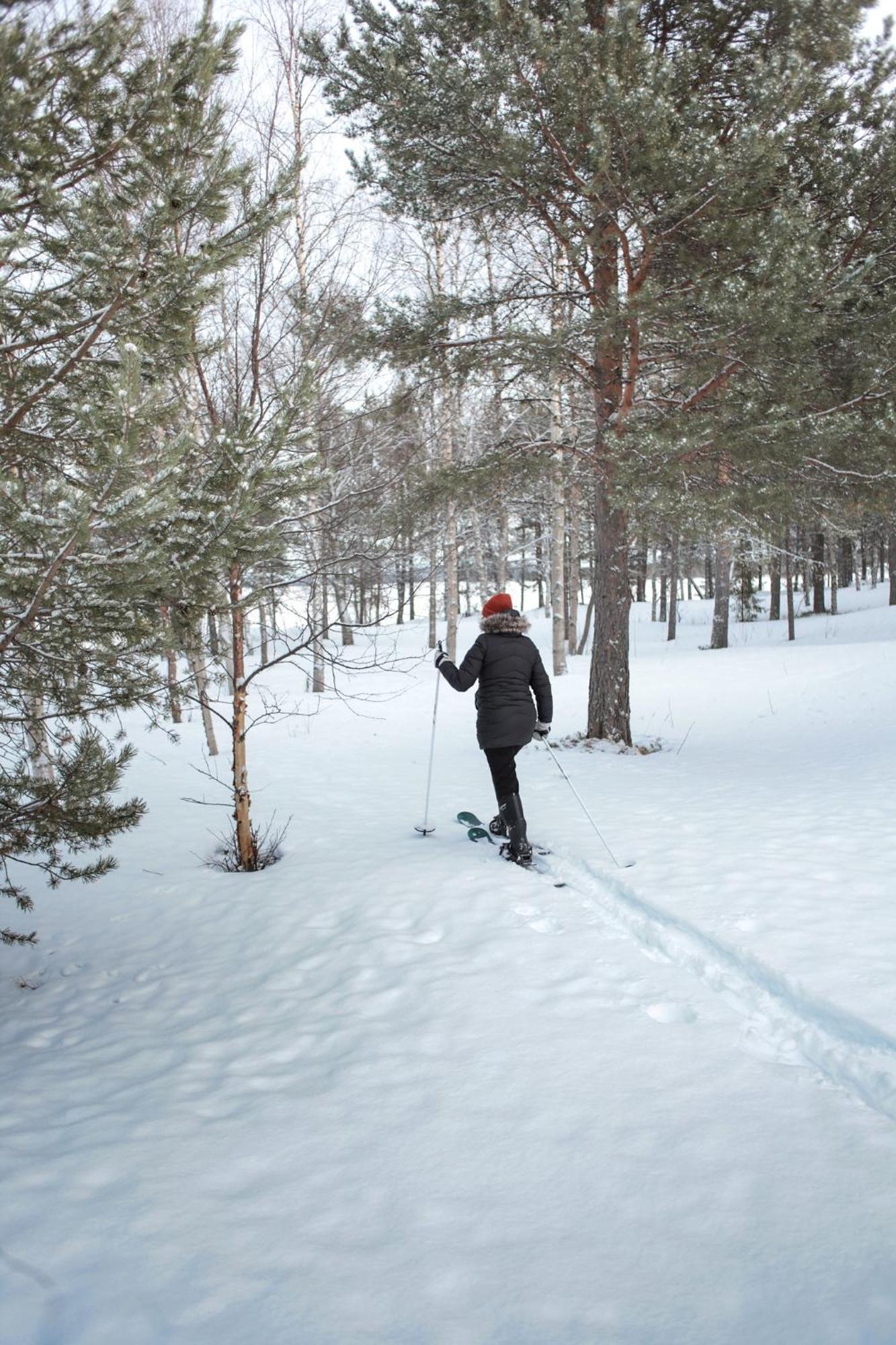Crow Creek Cabins Inari Esterno foto
