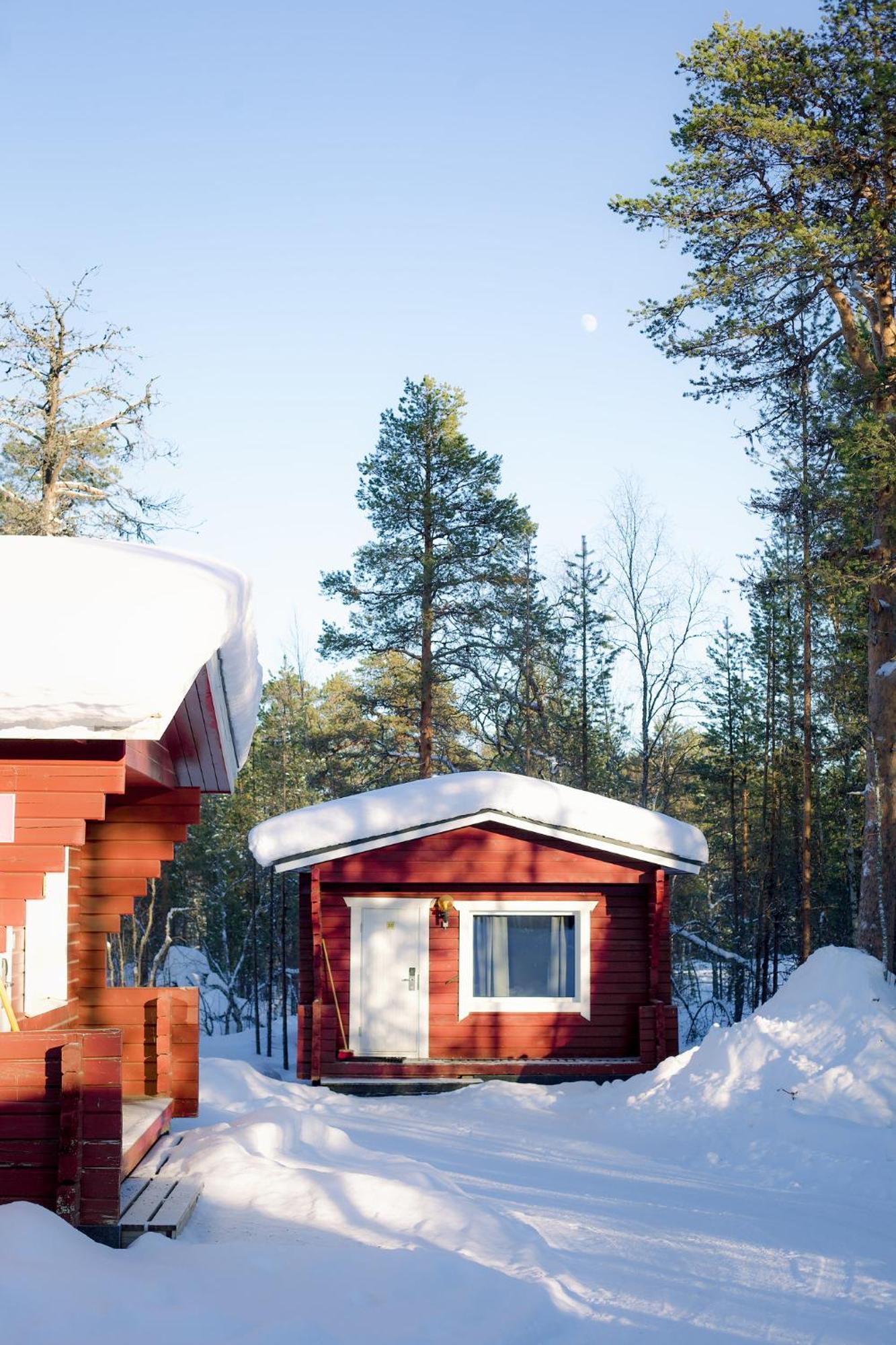 Crow Creek Cabins Inari Esterno foto